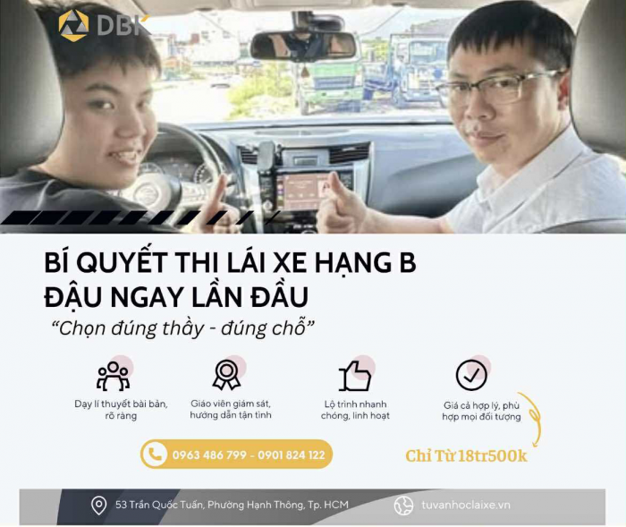 Kinh nghiệm thi sát hạch hạng B đậu ngay lần đầu tiên