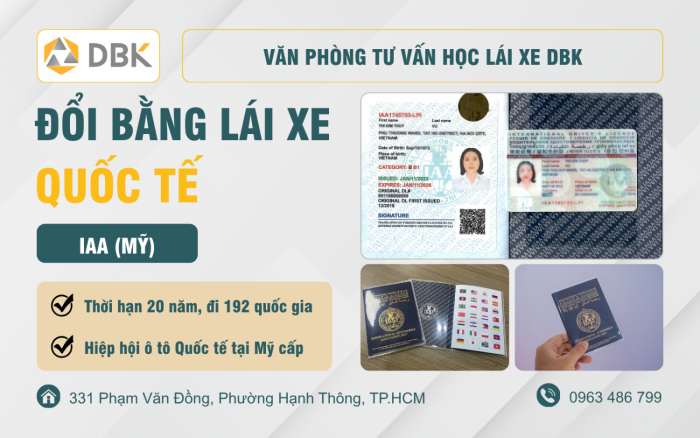 Bằng lái xe Quốc tế IAA