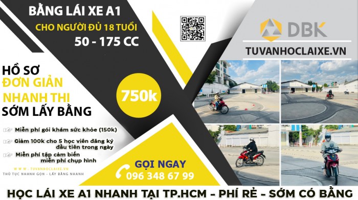 Thi sát hạch lái xe A1