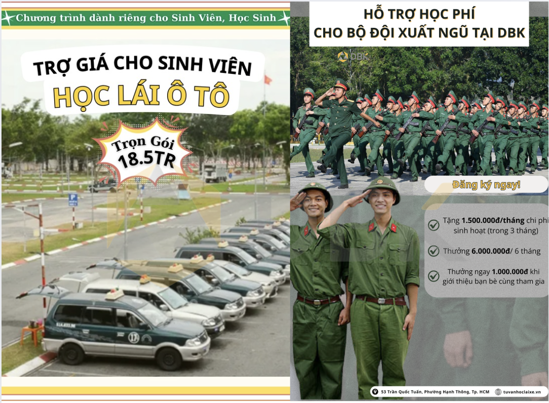 Trung tâm tư vấn học lái xe DBK: Địa chỉ uy tín trên mọi hành trình