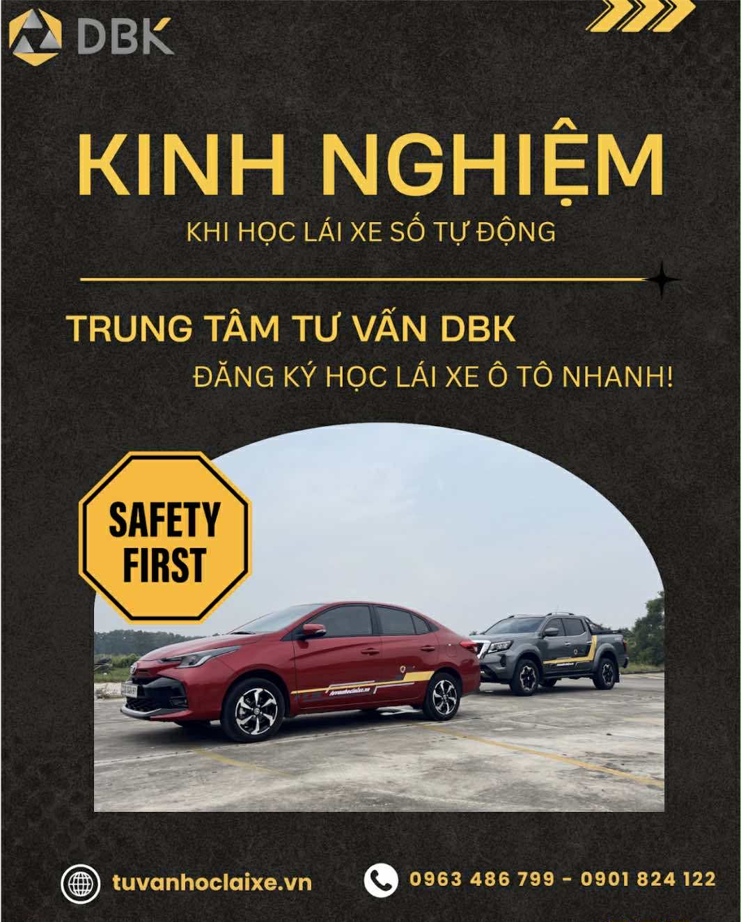 Kinh nghiệm khi học lái xe số tự động
