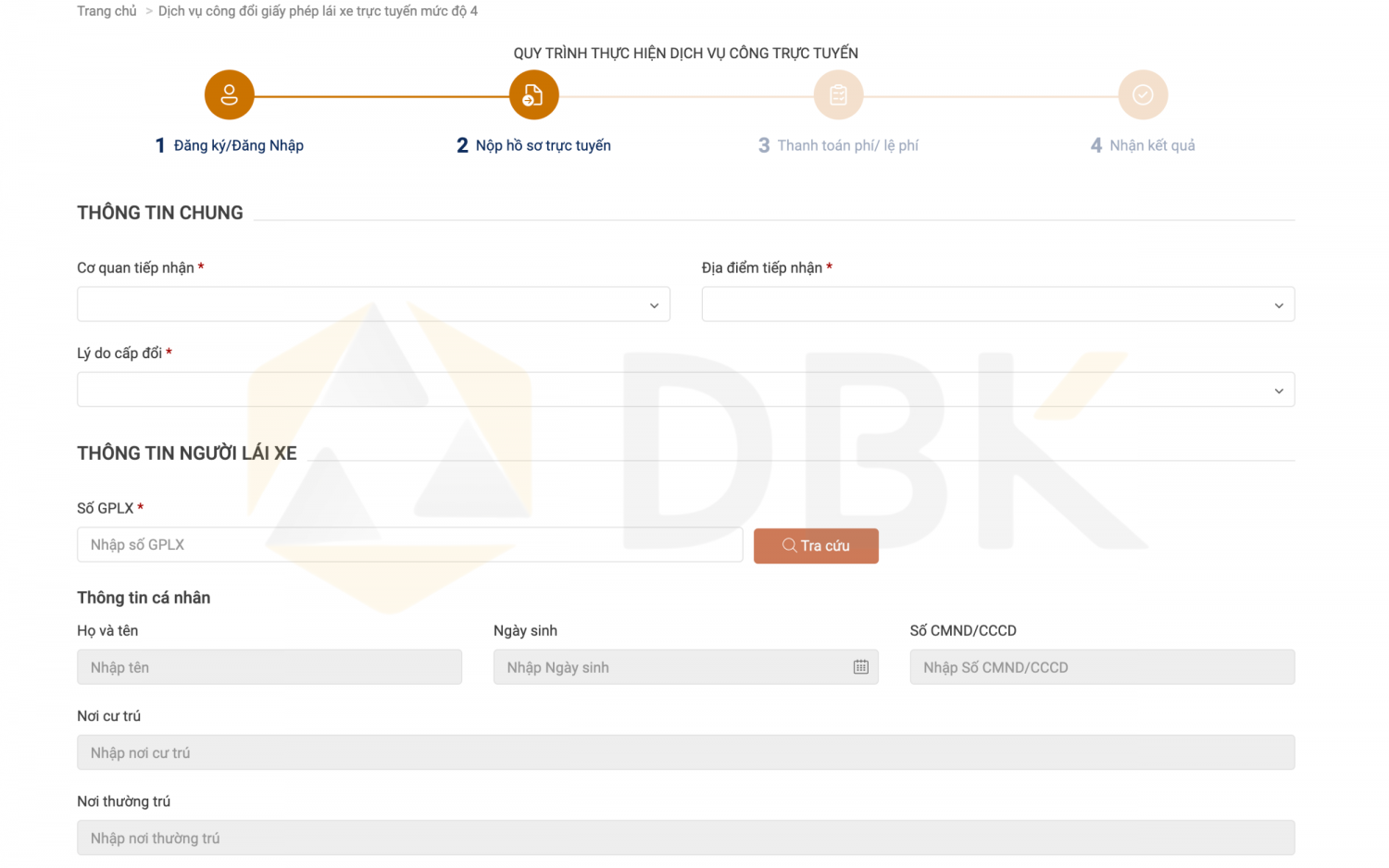 Thủ tục làm lại bằng lái xe ô tô trực tuyến cực dễ 20253
