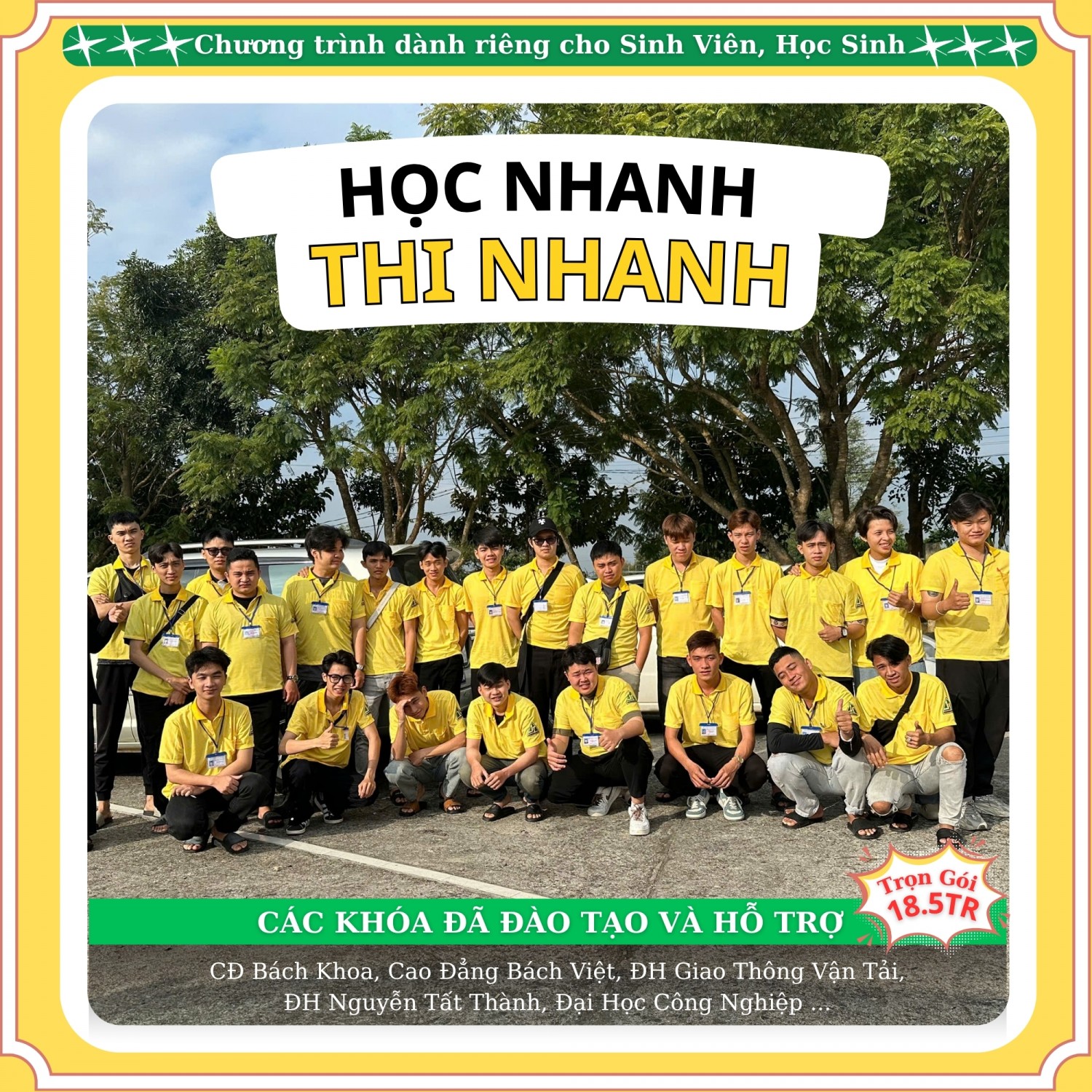 Khóa học lái xe ô tô giá rẻ tại TP.HCM dành cho HSSV