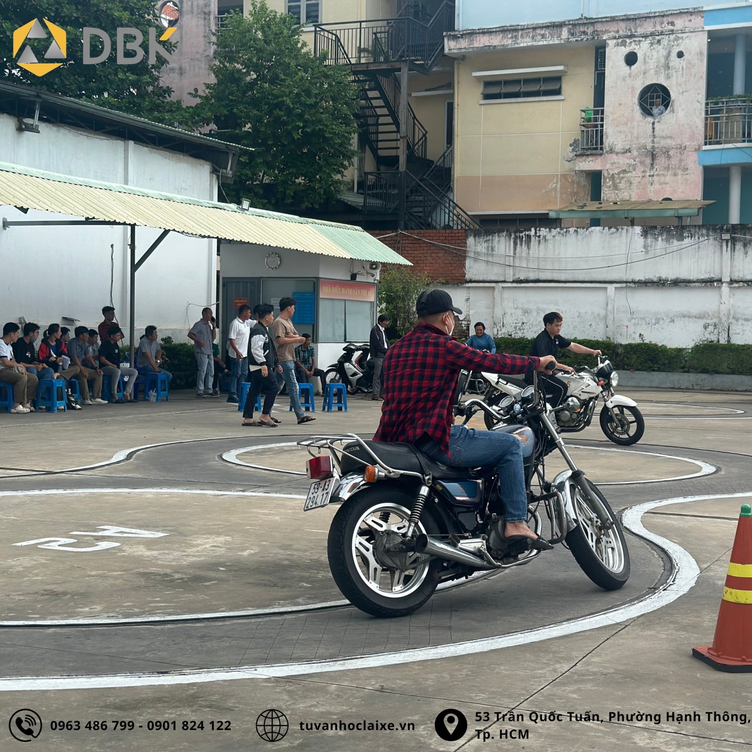 Địa chỉ đăng ký thi bằng lái xe mô tô A tại TP.HCM